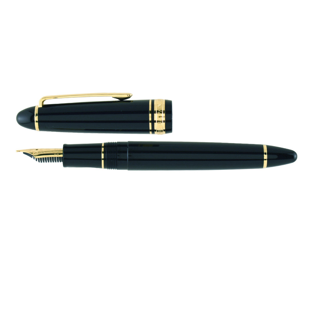 Sailor Fntn Pen 1911S Black/Gold Music Nib