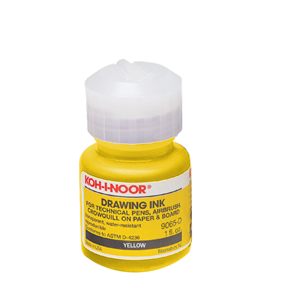 Koh-I-Noor Drawing Ink 1 Oz Yellow