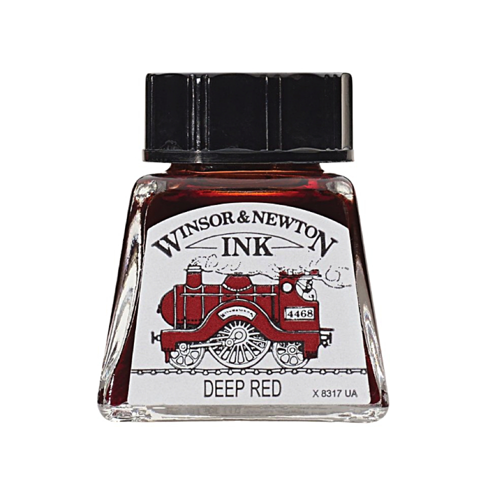 Winsor & Newton Ink 14Ml Deep Red