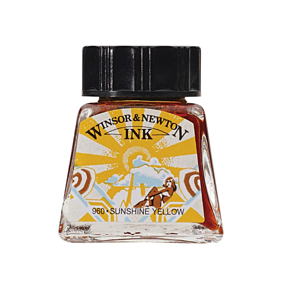 Winsor & Newton Ink 14Ml Sunshine Yellow