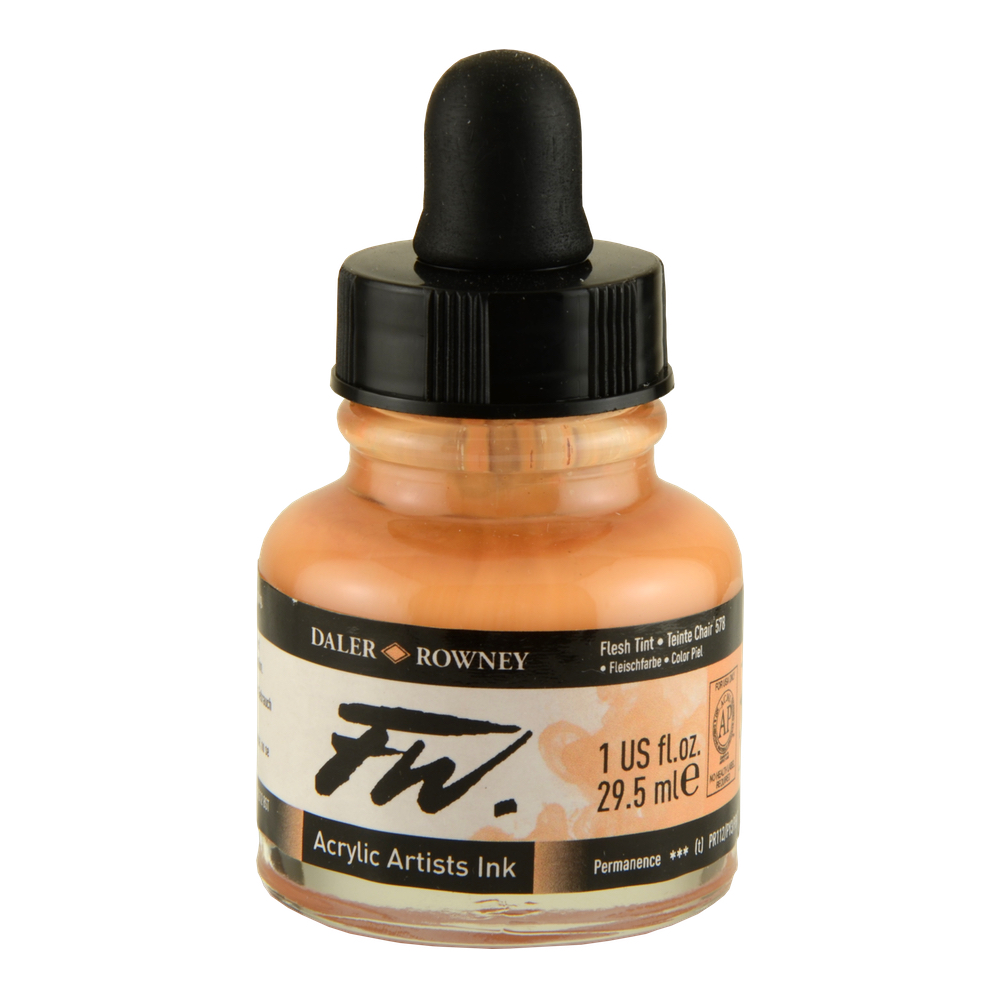 Fw Acrylic Artists Ink 1 Oz Flesh Tint