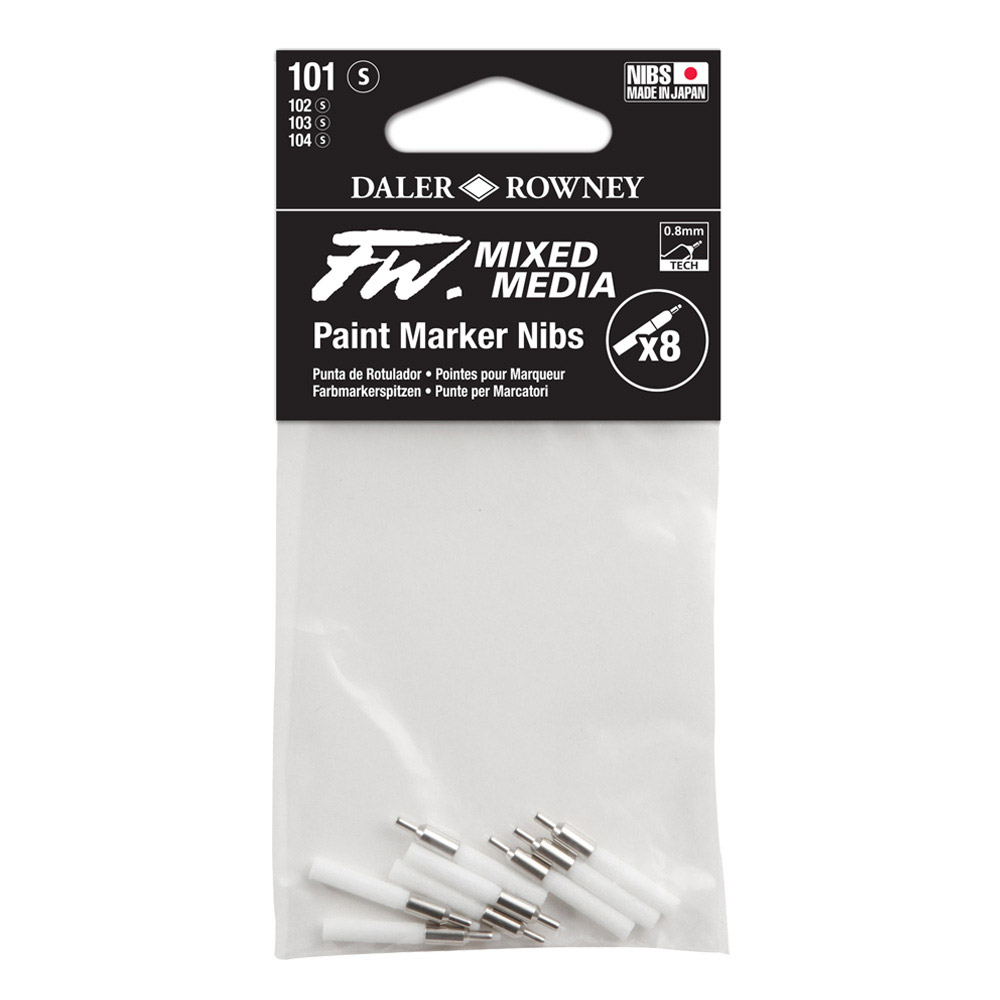 FW Paint Marker Nibs 8/pk .8mm Tech