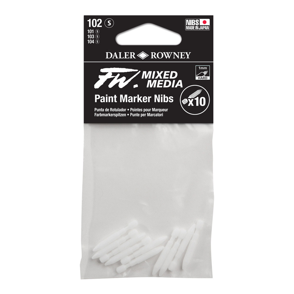 FW Paint Marker Nibs 10/pk 1mm Hard