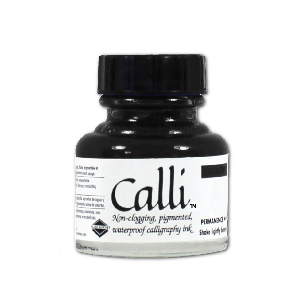 Calli Calligraphy Ink 1 Oz India Black