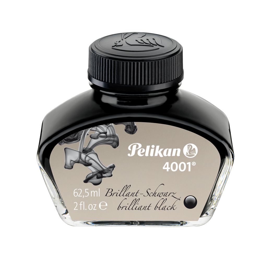 Pelikan 4001 Ink Brilliant Black 62.5ml Bottl