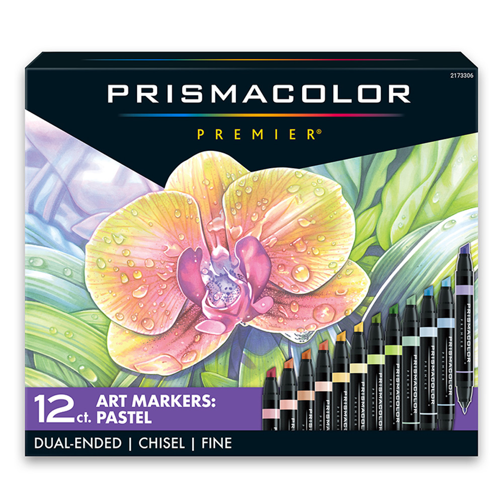 Prismacolor Marker Set/12 Pastel Colors