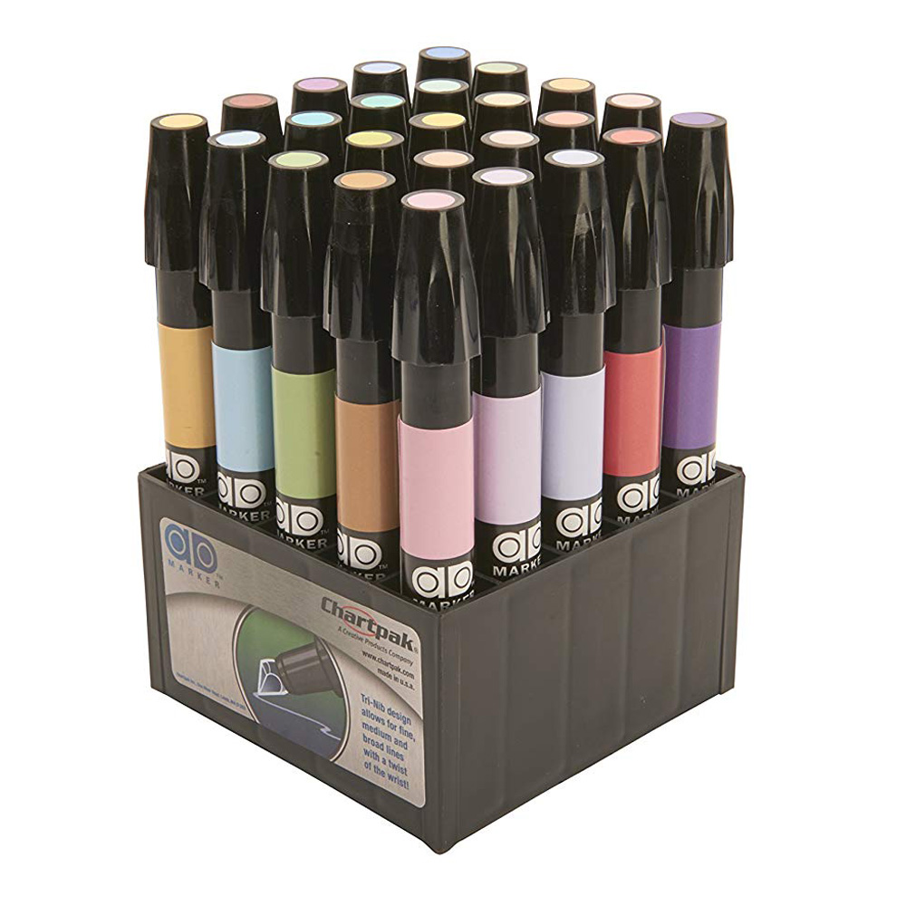 Chartpak Admarker Set F 25 Pastel Colors