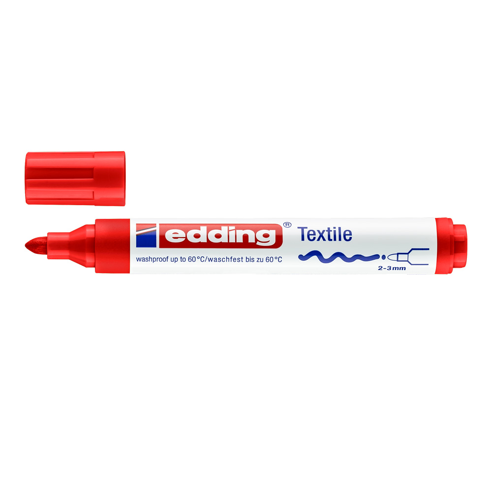 Edding 4500 Textile Marker Red