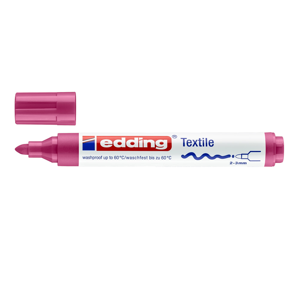 Edding 4500 Textile Marker Carmine Red