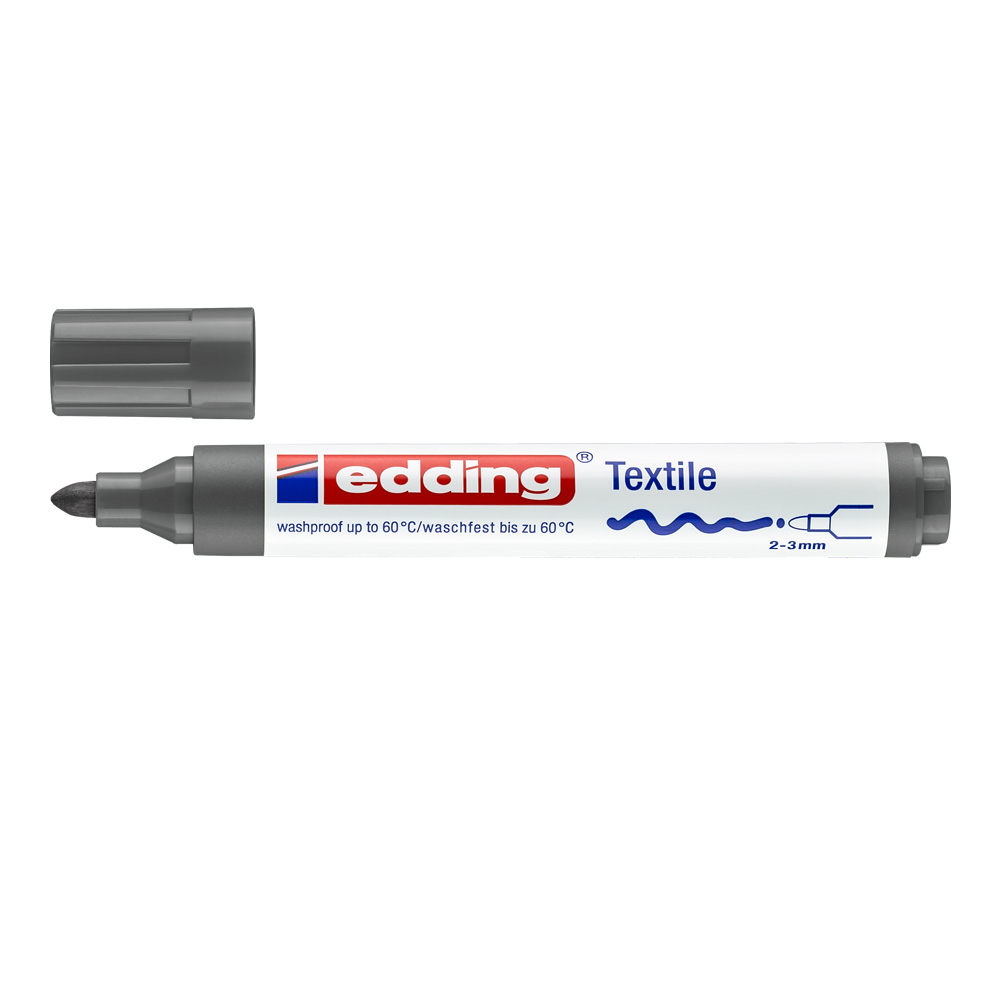 Edding 4500 Textile Marker Grey