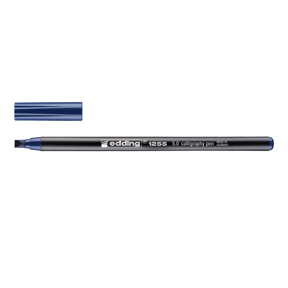 Edding Calligraphy Marker Pen 5mm Steel Blue