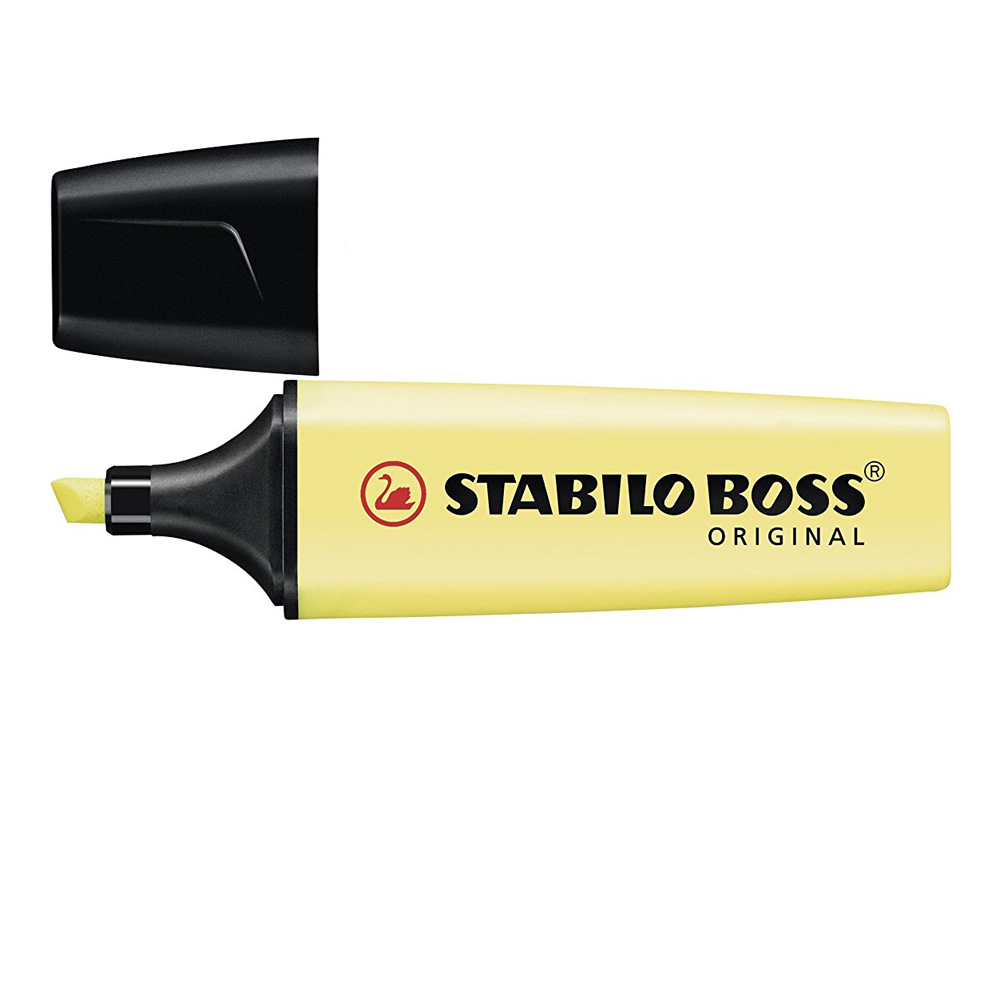 Stabilo Boss Highlighter Pastel Milky Yellow