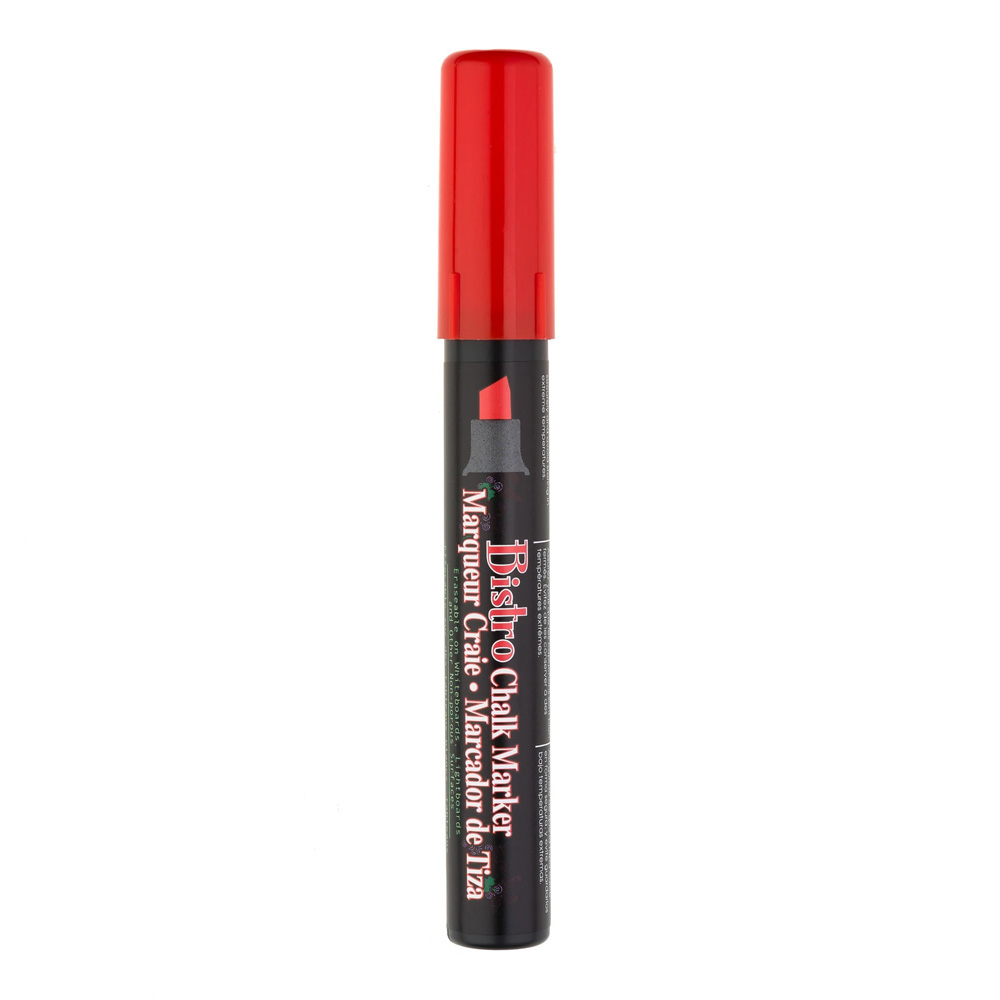 Bistro Chalk Marker Chisel Tip Red