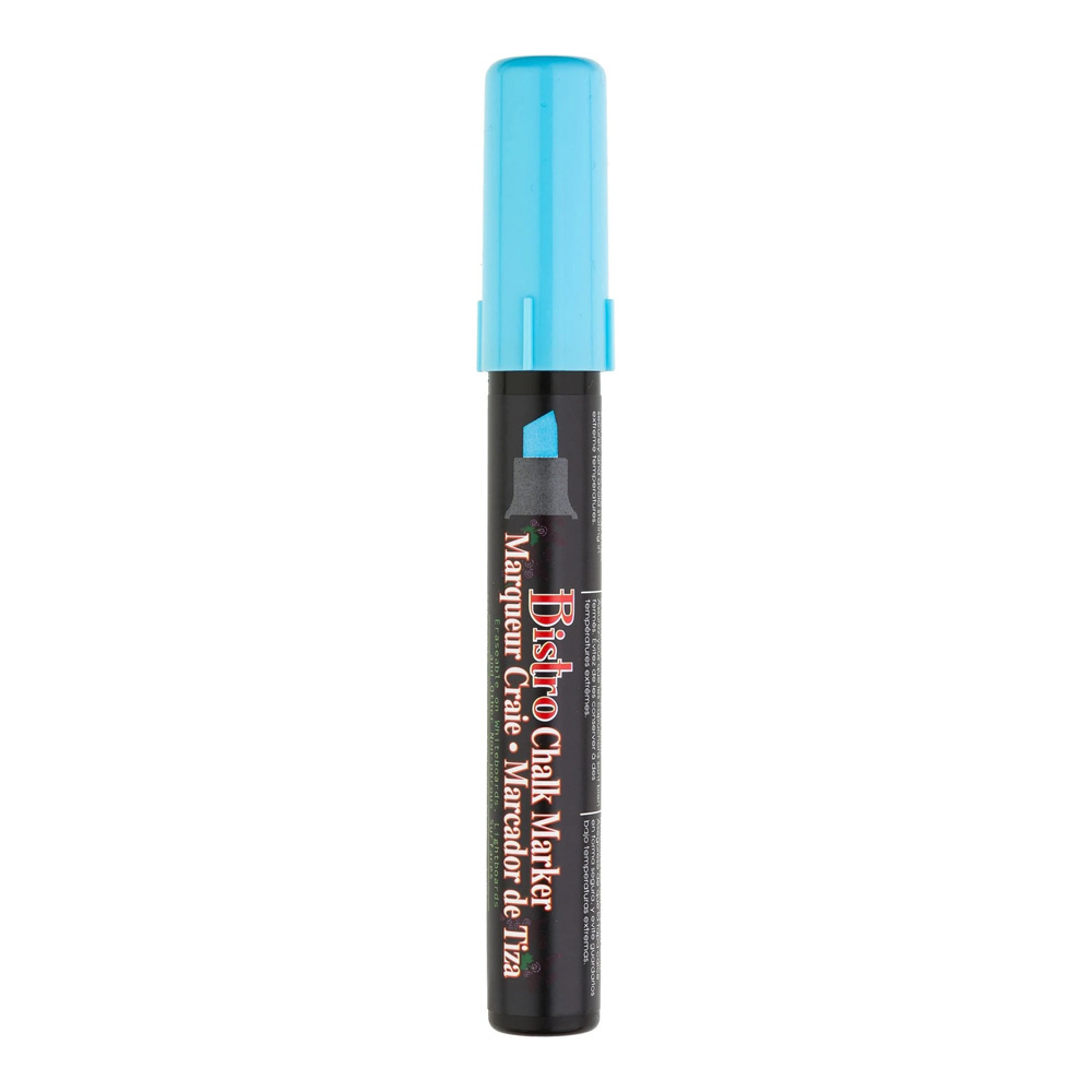 Bistro Chalk Marker Chisel Tip Fluor Blue