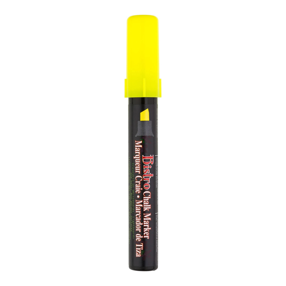 Bistro Chalk Marker Chisel Tip Fluor Yellow