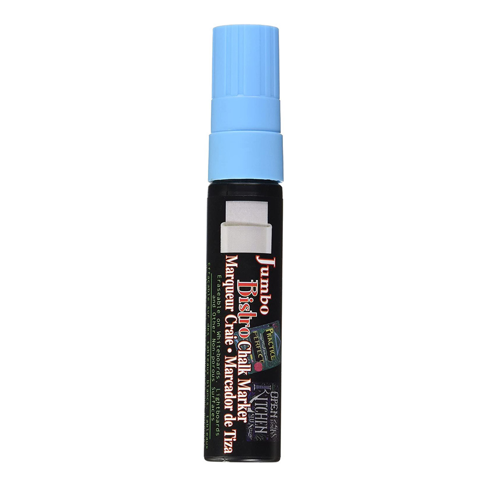 Bistro Chalk Marker Jumbo Fluorescent Blue