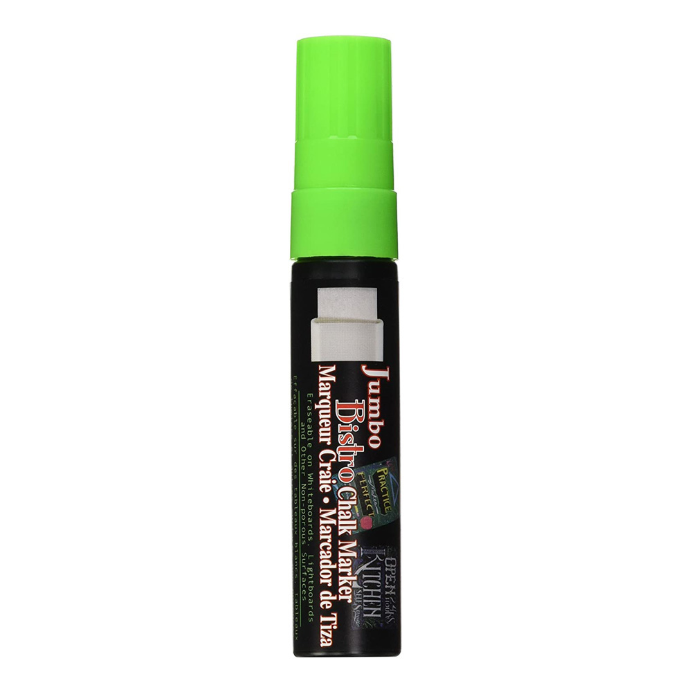 Bistro Chalk Marker Jumbo Fluorescent Green