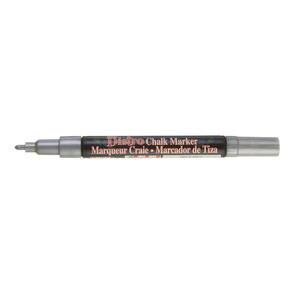 Bistro Chalk Marker Fine Point Silver