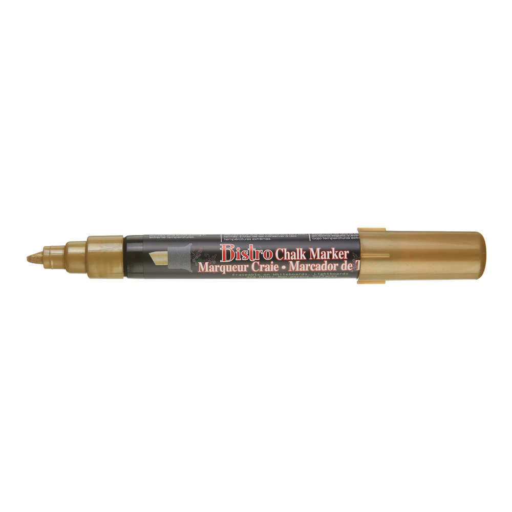 Bistro Chalk Marker Chisel Tip Gold