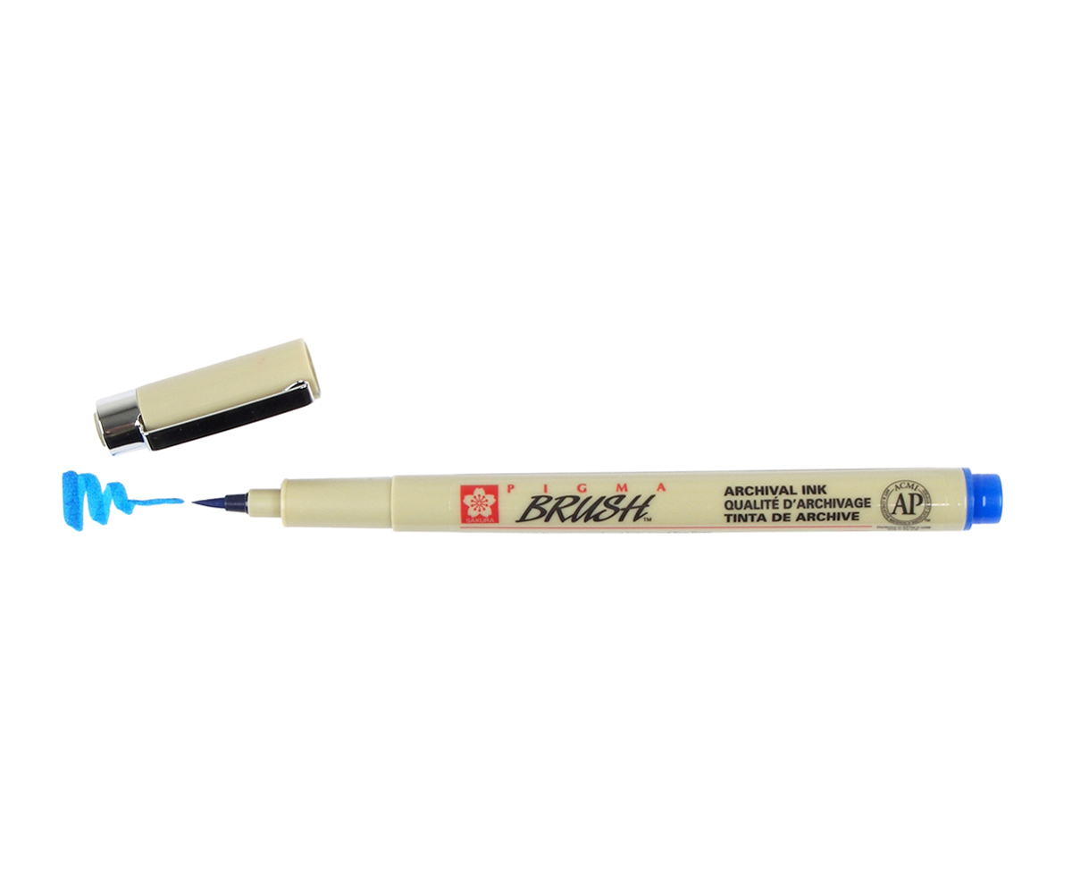 Pigma Brush Marker Blue