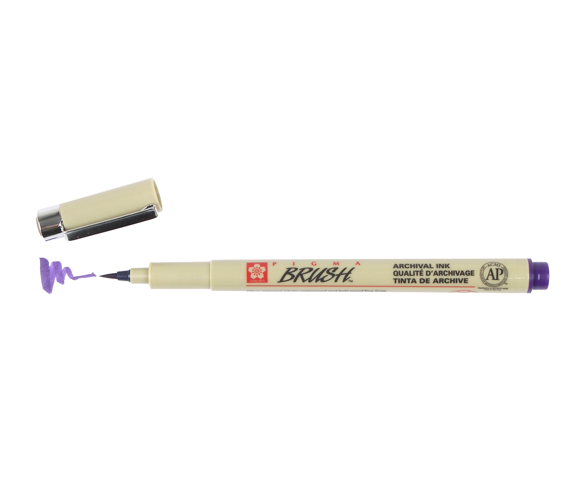 Pigma Brush Marker Purple