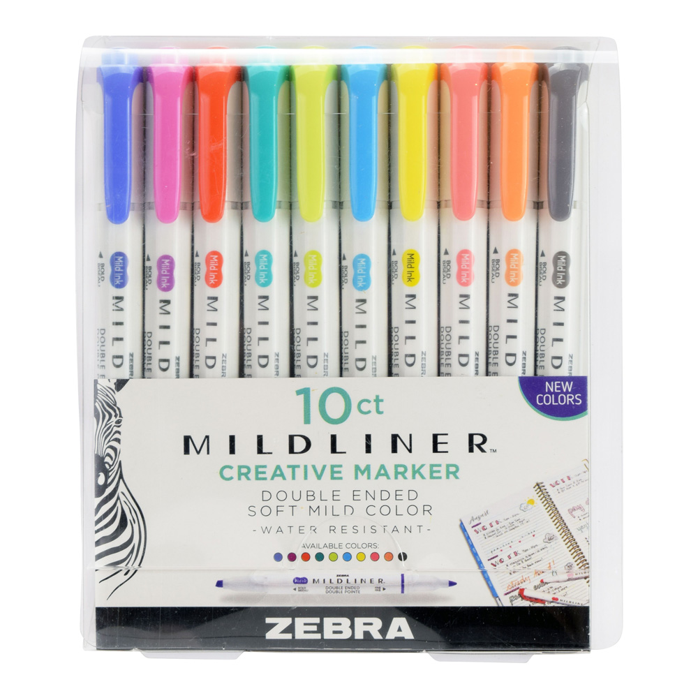 Mildliner Assorted Refresh & Friendly 10 Pack