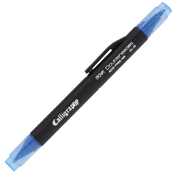 Doubleheader Calligraphy Marker Blue