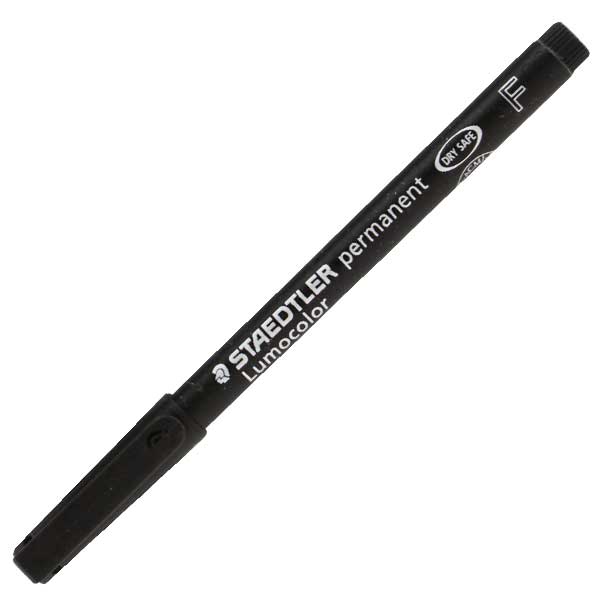 Lumocolor Permanent Marker Fine Black