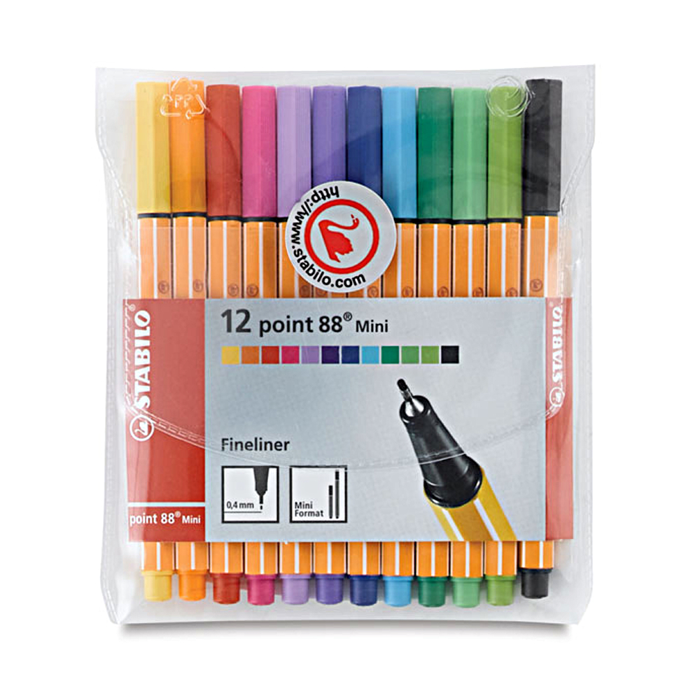 BUY Stabilo Point 88 Mini 12-Color Wallet Set