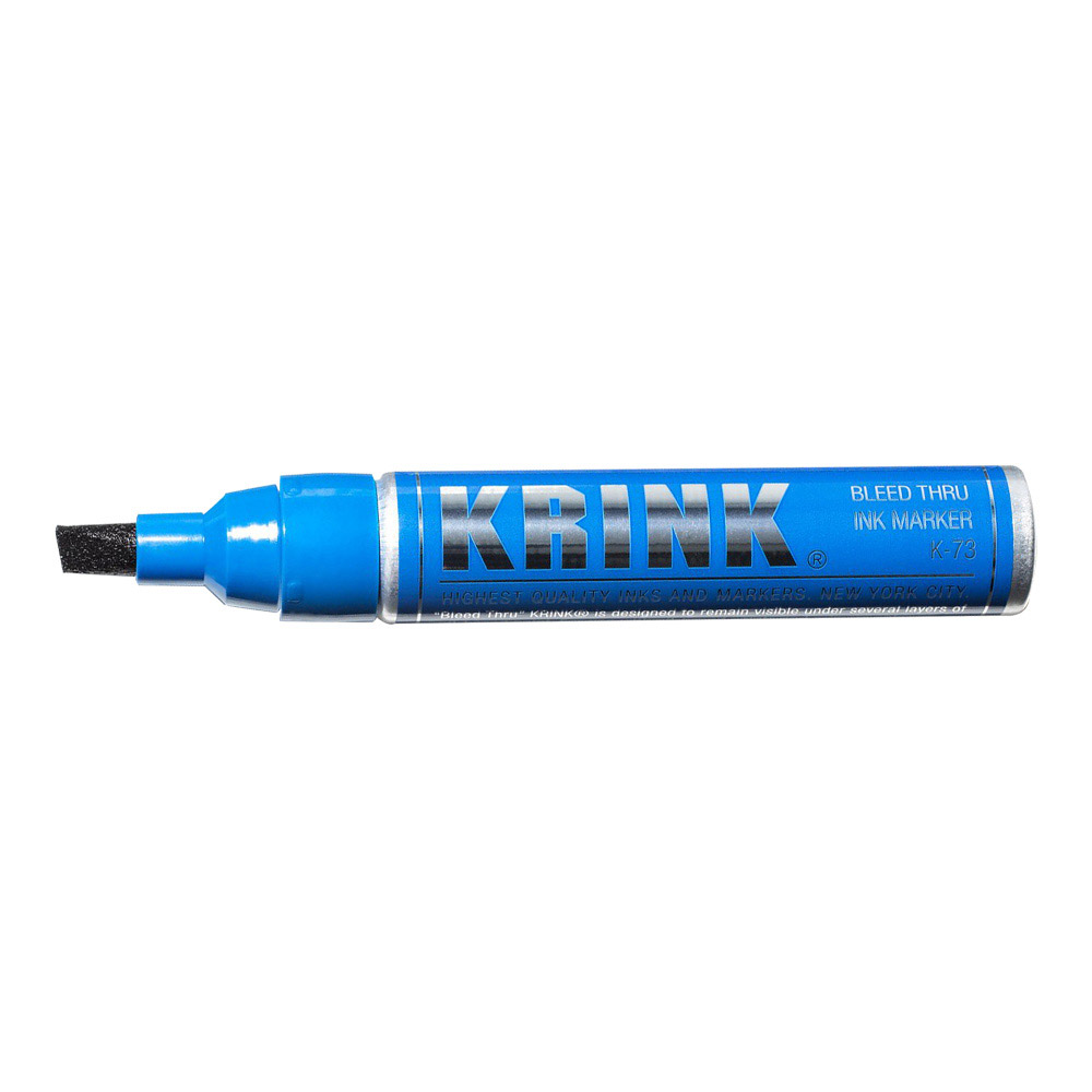 Krink Krink K-73 Bleed Thru Alcohol Ink Marker, Blue