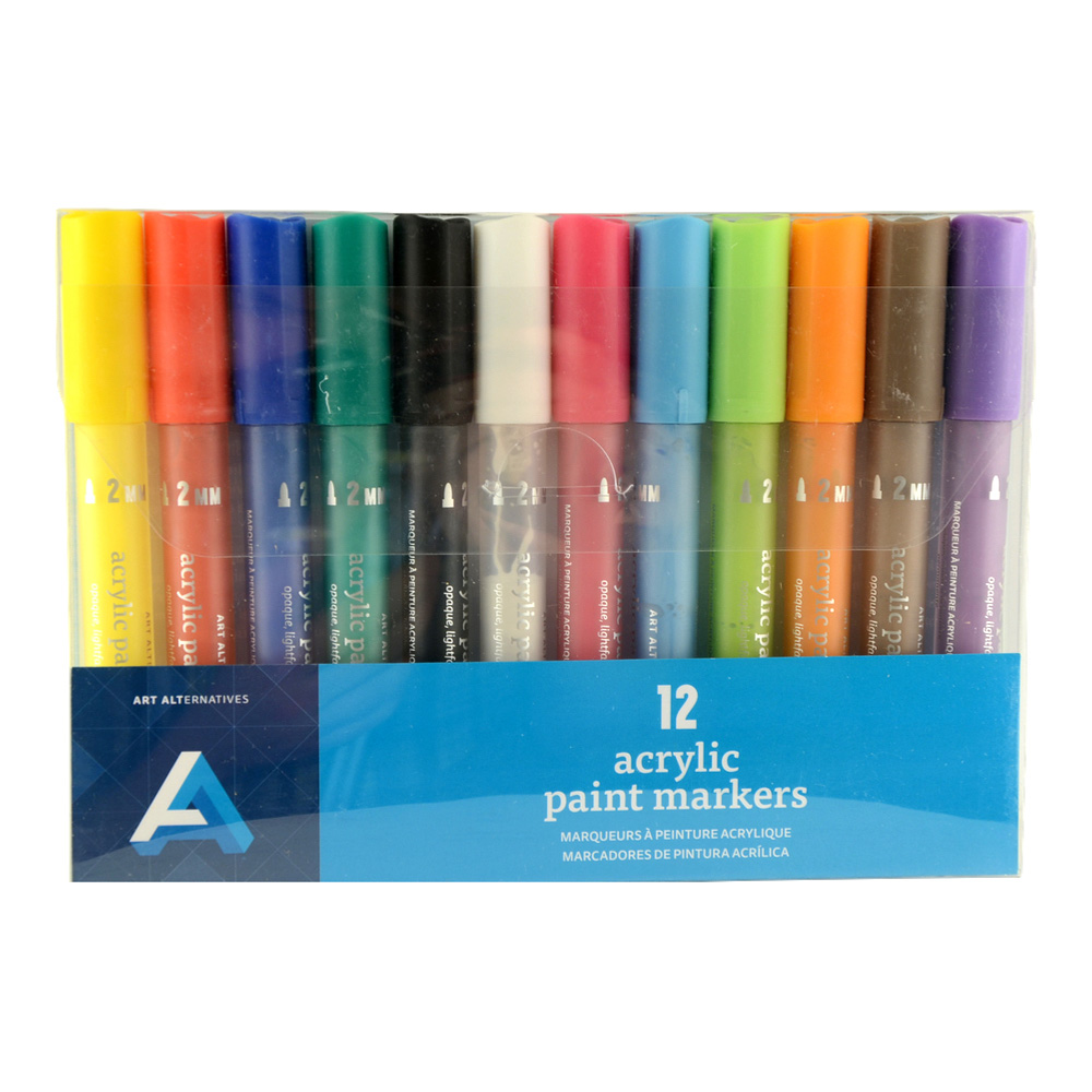 Art Alternatives Acrylic Marker 2Mm Pk/12