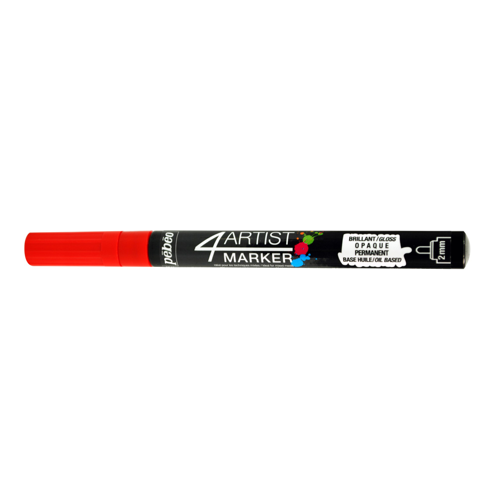 Pebeo 4Artist Marker 2mm Red