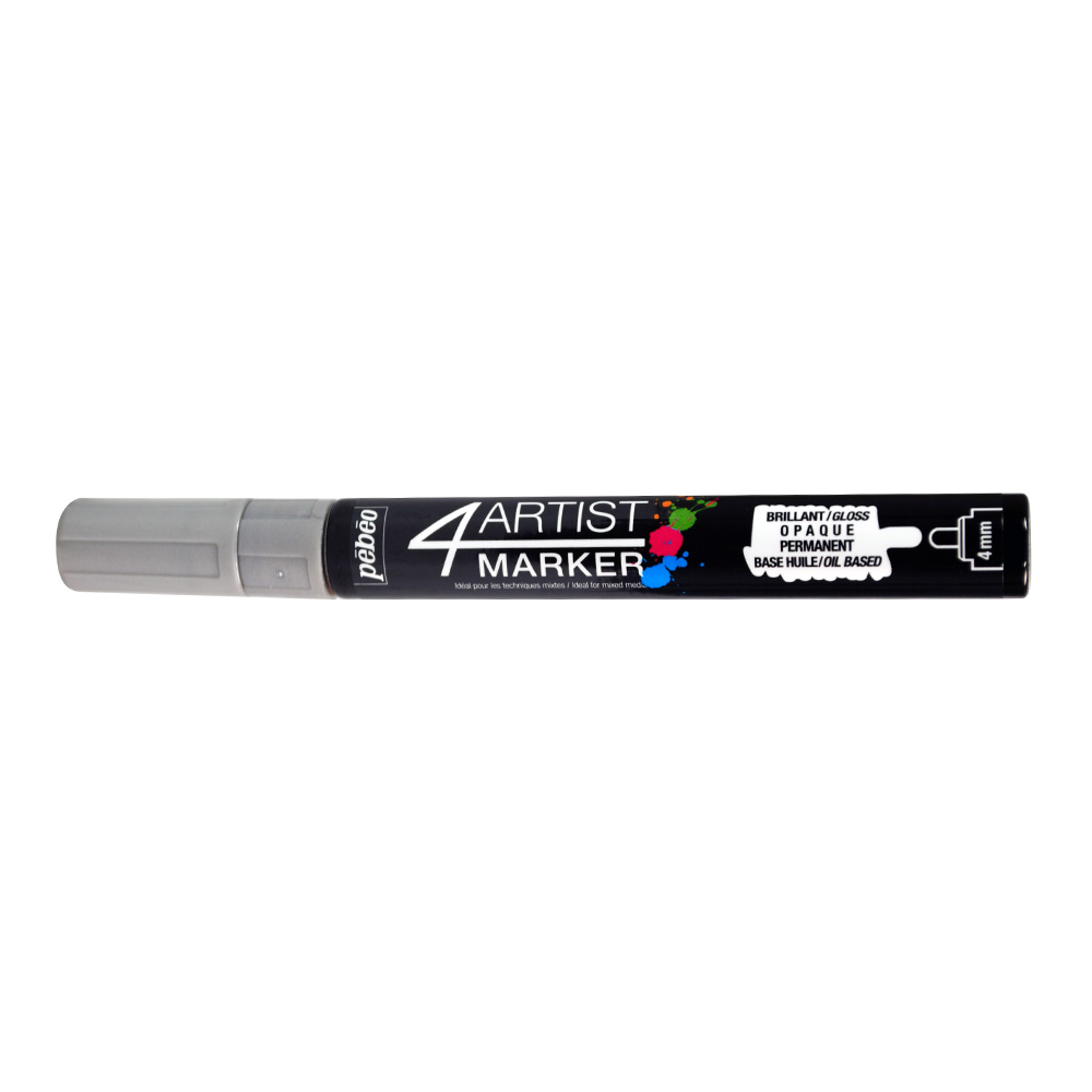 Pebeo 4Artist Marker 4mm Silver