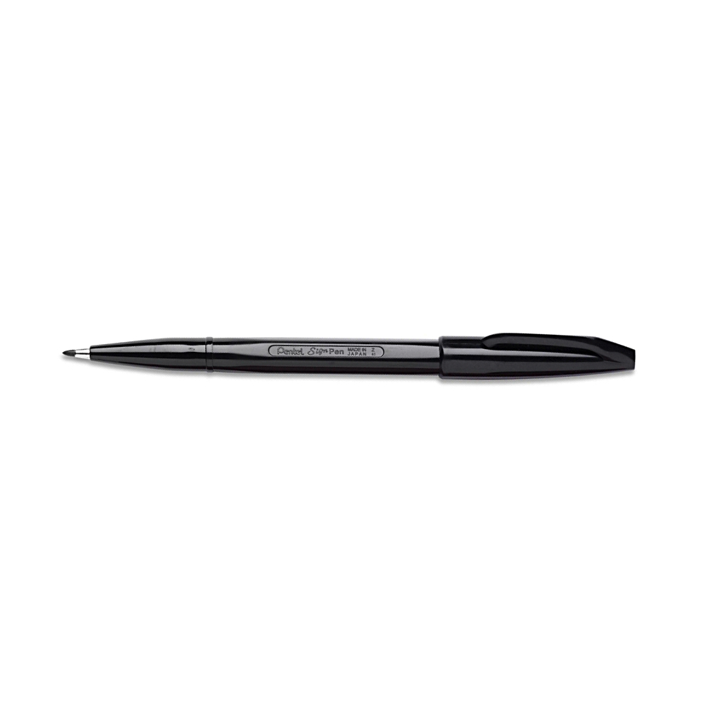 Pentel Sign Pen Markers S520 12 Color Set Fine Point for sale online
