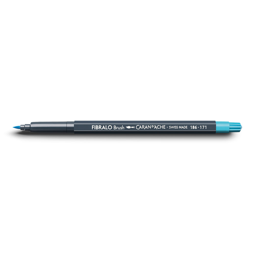 Fibralo Brush Pen Turquoise Blue