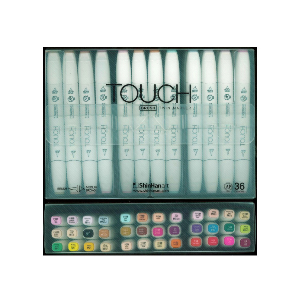 Shinhan Touch Twin Brush Marker Set 36