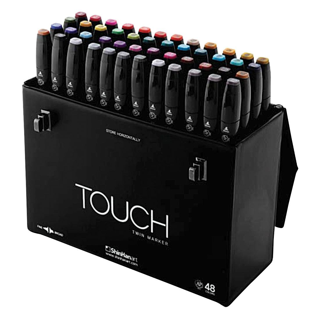 Shinhan Touch Twin Tip Marker Set 48