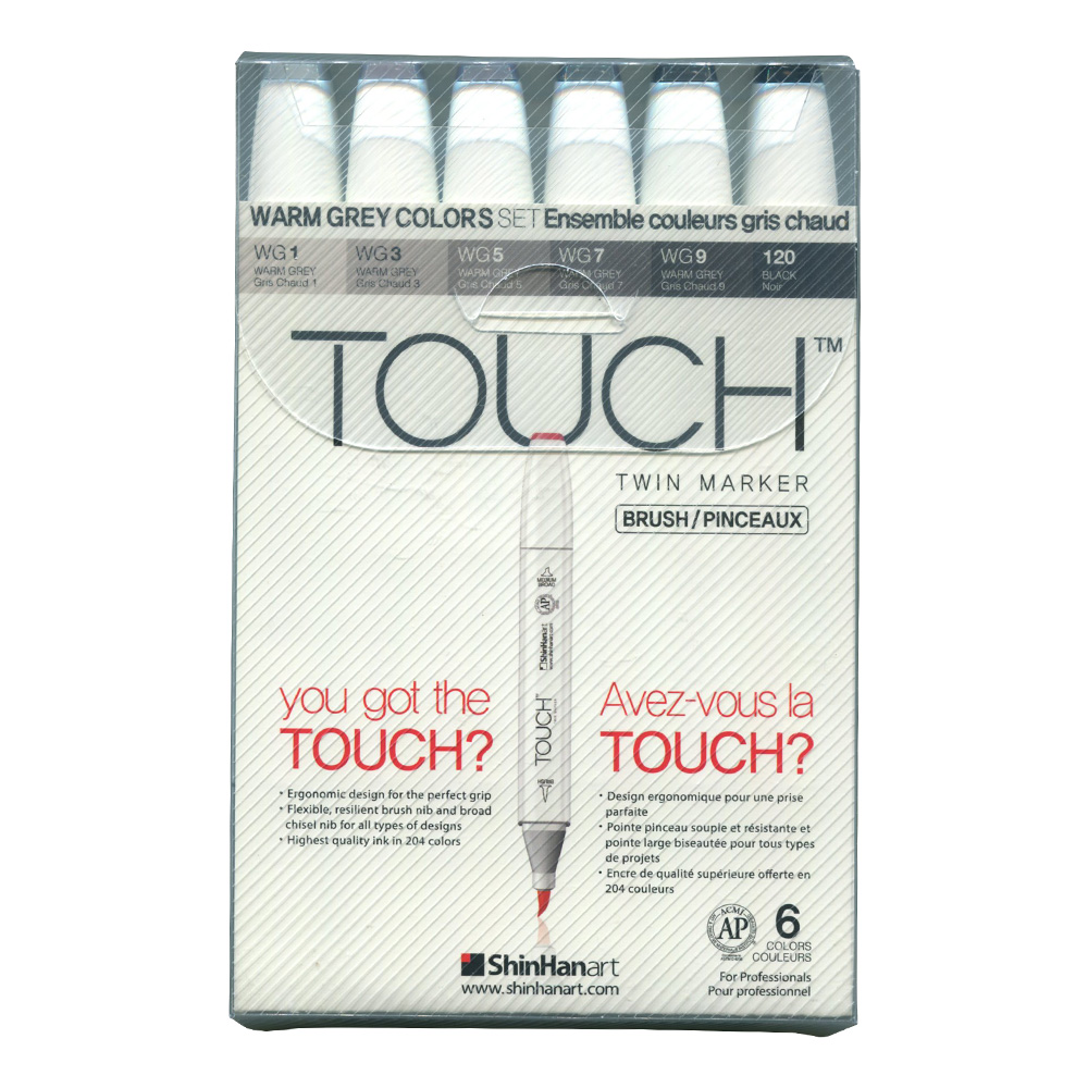 Shinhan : Touch Twin Marker Pen : Black : 120