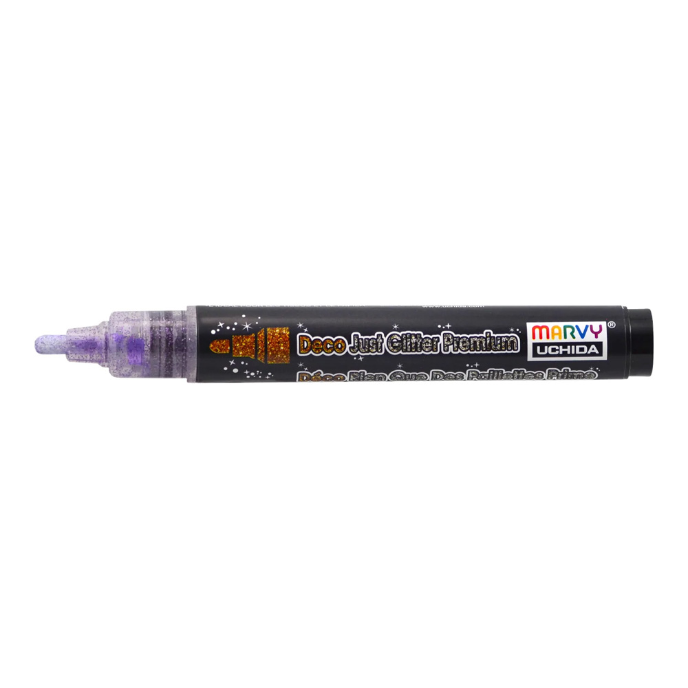 Deco Just Glitter Fabric Marker Violet