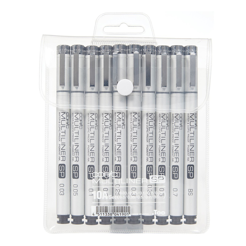 Copic Multiliner Sp Set 10A Black