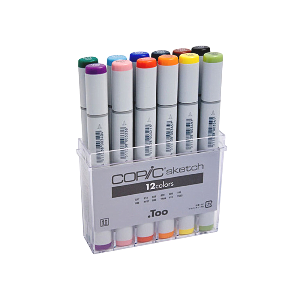 Montana Acrylic Markers - Set of 12, Set B, Fine Point