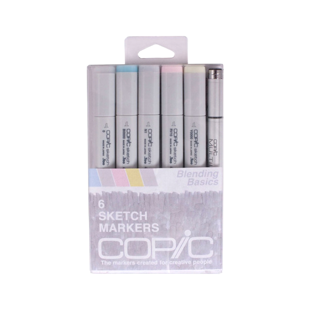 Copic Sketch Marker 6 Color Set Blending