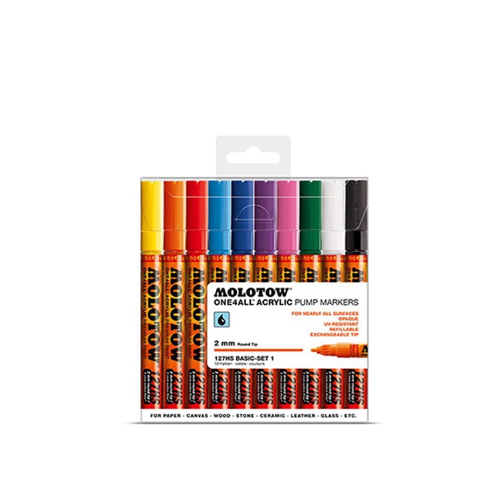 Molotow 127Hs Basic 2Mm Set 1-10 Piece