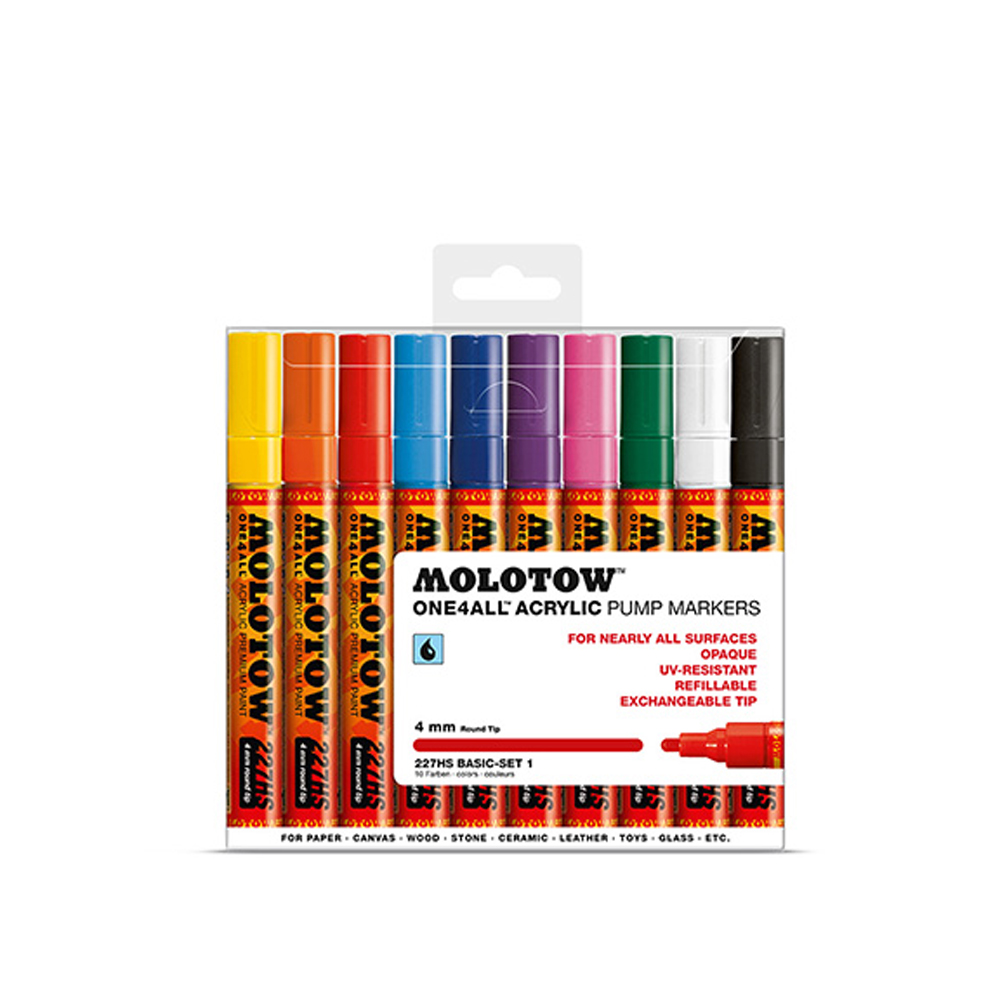 Molotow 227Hs Basic 4Mm Set 1-10 Piece