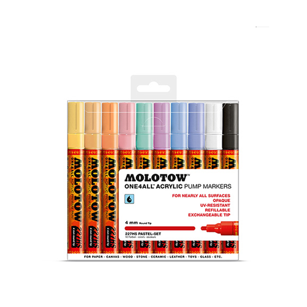 Molotow 227Hs Pastel 4Mm Set-10 Piece