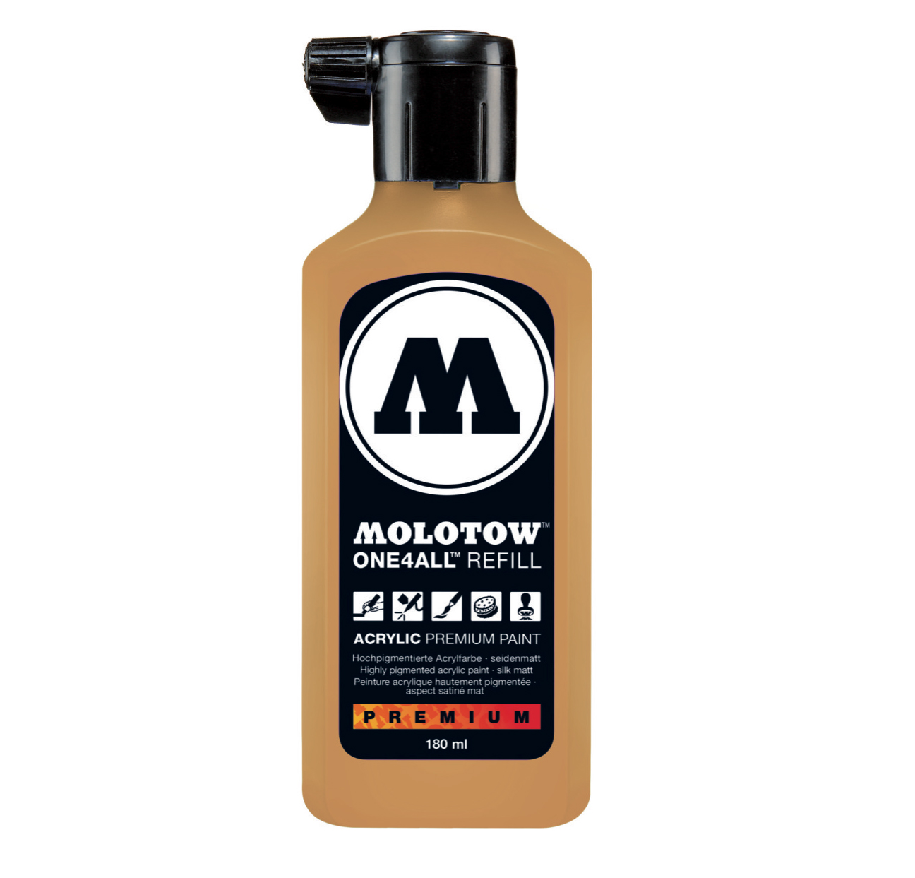 Molotow One4All Refill 180Ml Ochre Brown Lt