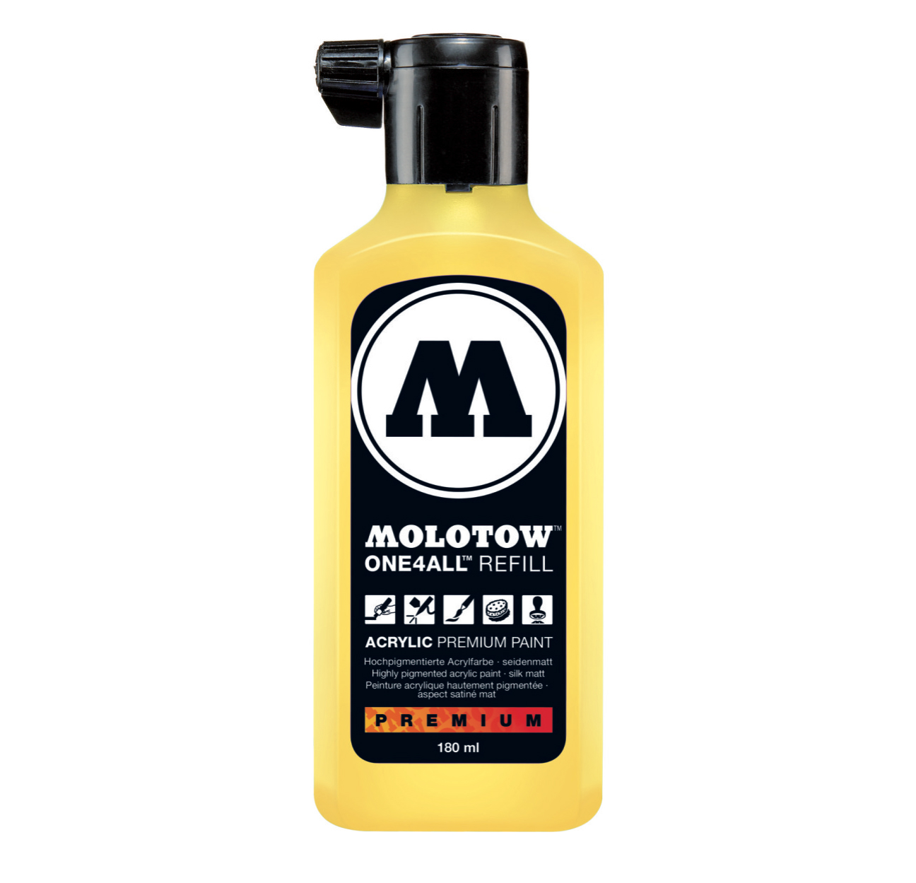 Molotow One4All Refill 180Ml Zinc Yellow