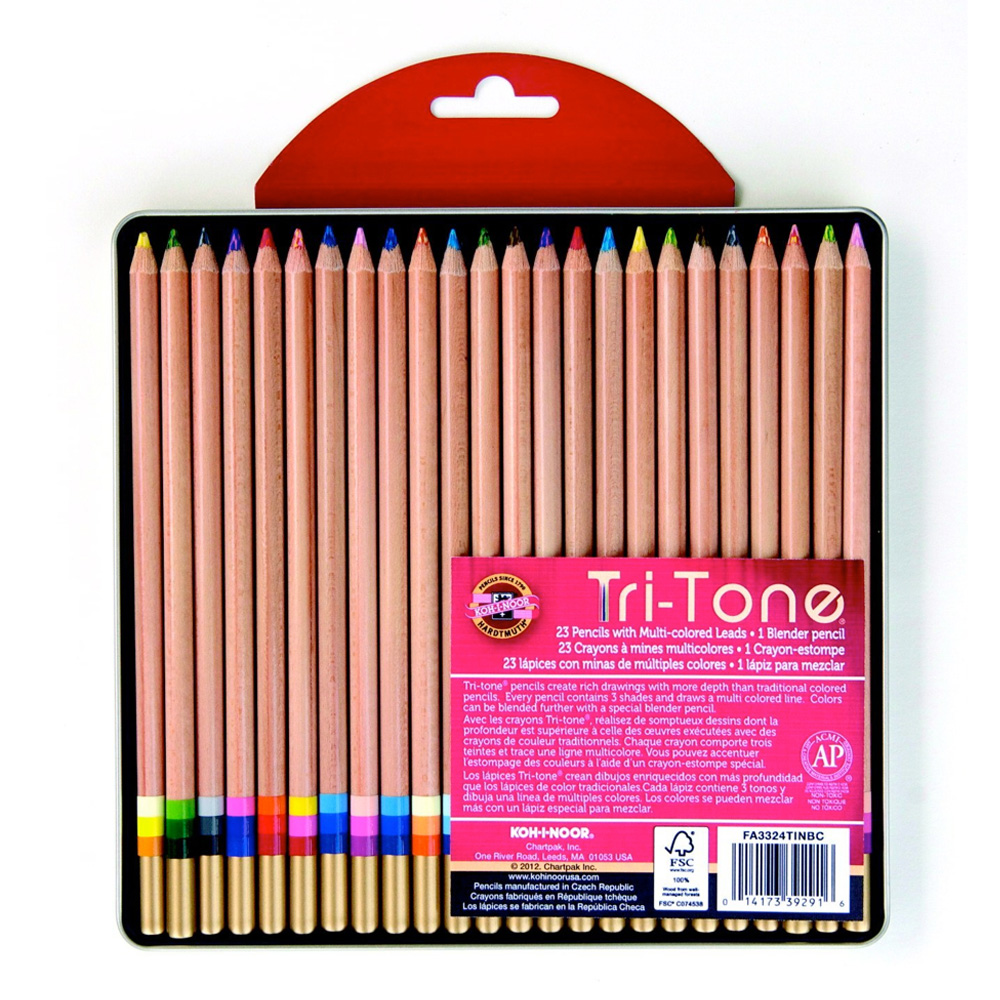 Koh-I-Noor Tritone 24 Pencil Set