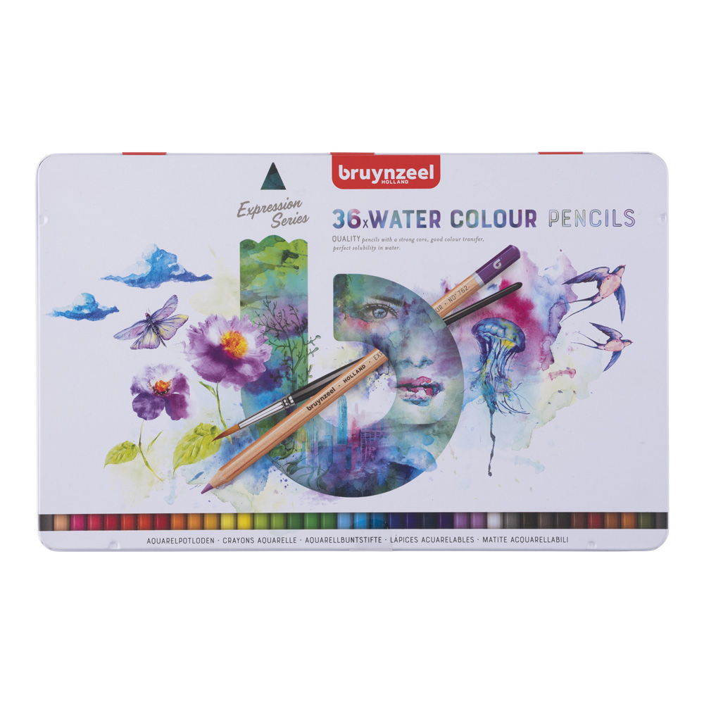 Bruynzeel Expression 36 Watercolor Pencil Set