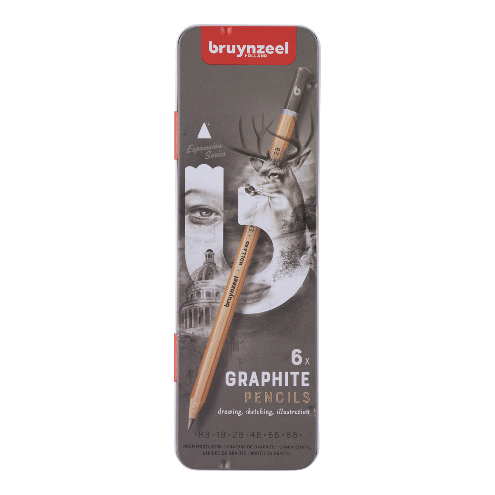 Bruynzeel Expression 6 Graphite Pencil Set